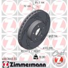 Zimmermann Bremsscheibe BLACK Z 400.3664.55 Zimmermann Bremsscheibe BLACK Z 400.3664.55