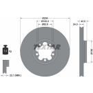 Textar Bremsscheibe PRO 92103803 Textar Bremsscheibe PRO 92103803