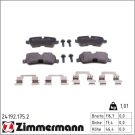 Zimmermann Bremsbelagsatz, Scheibenbremse 24192.175.2