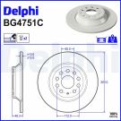 Delphi Bremsscheibe BG4751C Delphi Bremsscheibe BG4751C