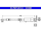 ATE Bremsschlauch 83.7807-0412.3