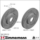 Zimmermann Bremsscheibe BLACK Z 100.3355.53