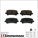 Zimmermann Bremsbelagsatz, Scheibenbremse 25434.175.1