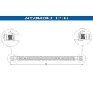 Bremsschlauch 24.5204-0296.3 Bremsschlauch 24.5204-0296.3