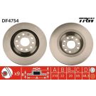2 x TRW Bremsscheibe DF4754