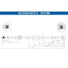 Bremsschlauch 24.5103-0472.3 Bremsschlauch 24.5103-0472.3