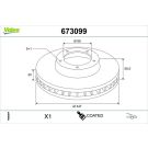 Bremsscheibe 673099