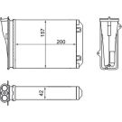Mahle Wärmetauscher, Innenraumheizung BEHR AH 274 000S Mahle Wärmetauscher, Innenraumheizung BEHR AH 274 000S