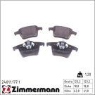 Zimmermann Bremsbelagsatz, Scheibenbremse 24011.177.1