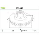 Bremsscheibe 673056