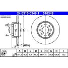 Bremsscheibe 24.0310-0349.1