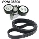SKF Keilrippenriemensatz VKMA 38306