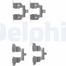 Delphi Zubehörsatz, Scheibenbremsbelag LX0531