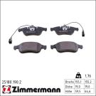 Zimmermann Bremsbelagsatz, Scheibenbremse 25180.190.2 Zimmermann Bremsbelagsatz, Scheibenbremse 25180.190.2
