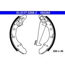 ATE 03.0137-0268.2 Bremsbackensatz 200 x 40 mm, mit Hebel ATE 03.0137-0268.2 Bremsbackensatz 200 x 40 mm, mit Hebel