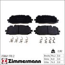 Zimmermann Bremsbelagsatz, Scheibenbremse 25861.170.2