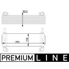 Mahle Ölkühler, Automatikgetriebe BEHR Premium Line CLC 15 000P