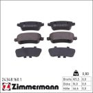 Zimmermann Bremsbelagsatz, Scheibenbremse 24348.160.1