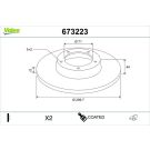 Bremsscheibe 673223