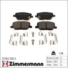 Zimmermann Bremsbelagsatz, Scheibenbremse 22165.200.2
