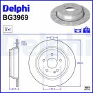 Bremsscheibe BG3969 Bremsscheibe BG3969