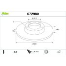 Bremsscheibe 672980