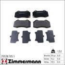 Zimmermann Bremsbelagsatz, Scheibenbremse 25528.135.1