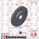 Zimmermann Bremsscheibe BLACK Z 200.2545.55 Zimmermann Bremsscheibe BLACK Z 200.2545.55