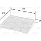 Valeo Filter, Innenraumluft VALEO ESSENTIAL 715581