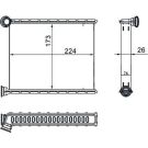 Mahle Wärmetauscher, Innenraumheizung BEHR AH 270 000S