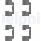 Delphi Zubehörsatz, Scheibenbremsbelag LX0481