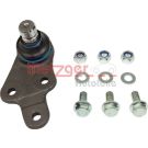 Metzger 2 x METZGER Trag-/Führungsgelenk COMPETENCE KIT 57027311