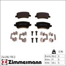 Zimmermann Bremsbelagsatz, Scheibenbremse 24496.170.2