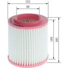 BOSCH F 026 400 443 Luftfilter