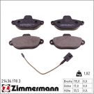 Zimmermann Bremsbelagsatz, Scheibenbremse 21436.170.3