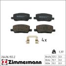 Zimmermann Bremsbelagsatz, Scheibenbremse 26496.155.2