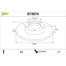 Bremsscheibe 673674