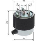 BOSCH Kraftstofffilter F 026 402 125