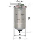 BOSCH Kraftstofffilter 0 450 906 442