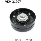 SKF Umlenk-/Führungsrolle, Keilrippenriemen VKM 31207