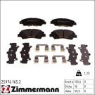 Zimmermann Bremsbelagsatz, Scheibenbremse 25976.165.2