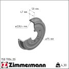 Zimmermann Bremstrommel Coat Z 150.1704.20