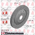 Zimmermann 2 x ZIMMERMANN Bremsscheibe Formula Z 100.3370.70 Zimmermann 2 x ZIMMERMANN Bremsscheibe Formula Z 100.3370.70