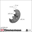 Zimmermann Bremstrommel 440.1834.00