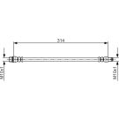 BOSCH Bremsschlauch 1 987 481 718