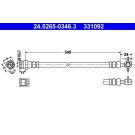 Bremsschlauch 24.5265-0346.3 Bremsschlauch 24.5265-0346.3