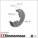 Zimmermann Bremstrommel Coat Z 250.1750.20
