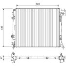 Kühler, Motorkühlung 701108