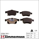 Zimmermann Bremsbelagsatz, Scheibenbremse 25906.200.1