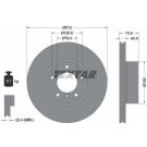 Textar Bremsscheibe PRO+ 92176105
